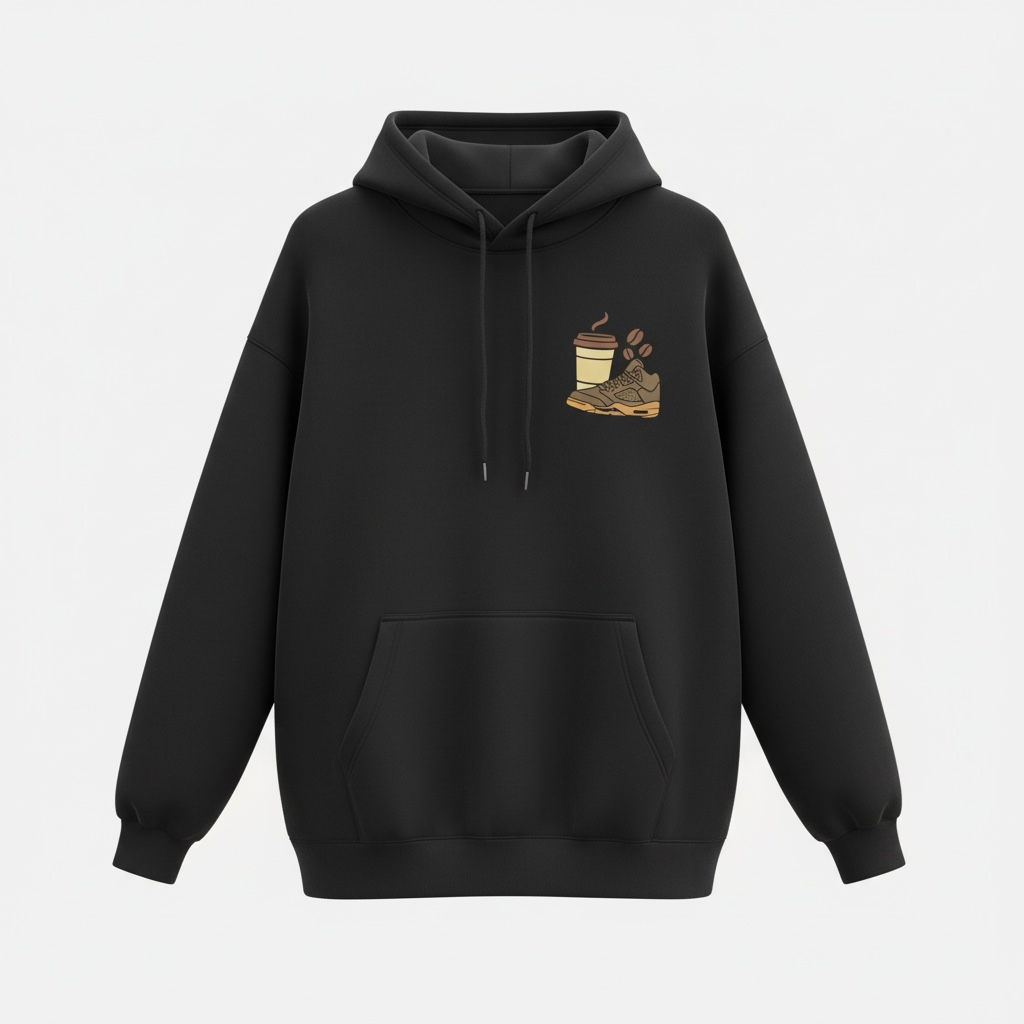 Black Koffee&Kicks Sweater