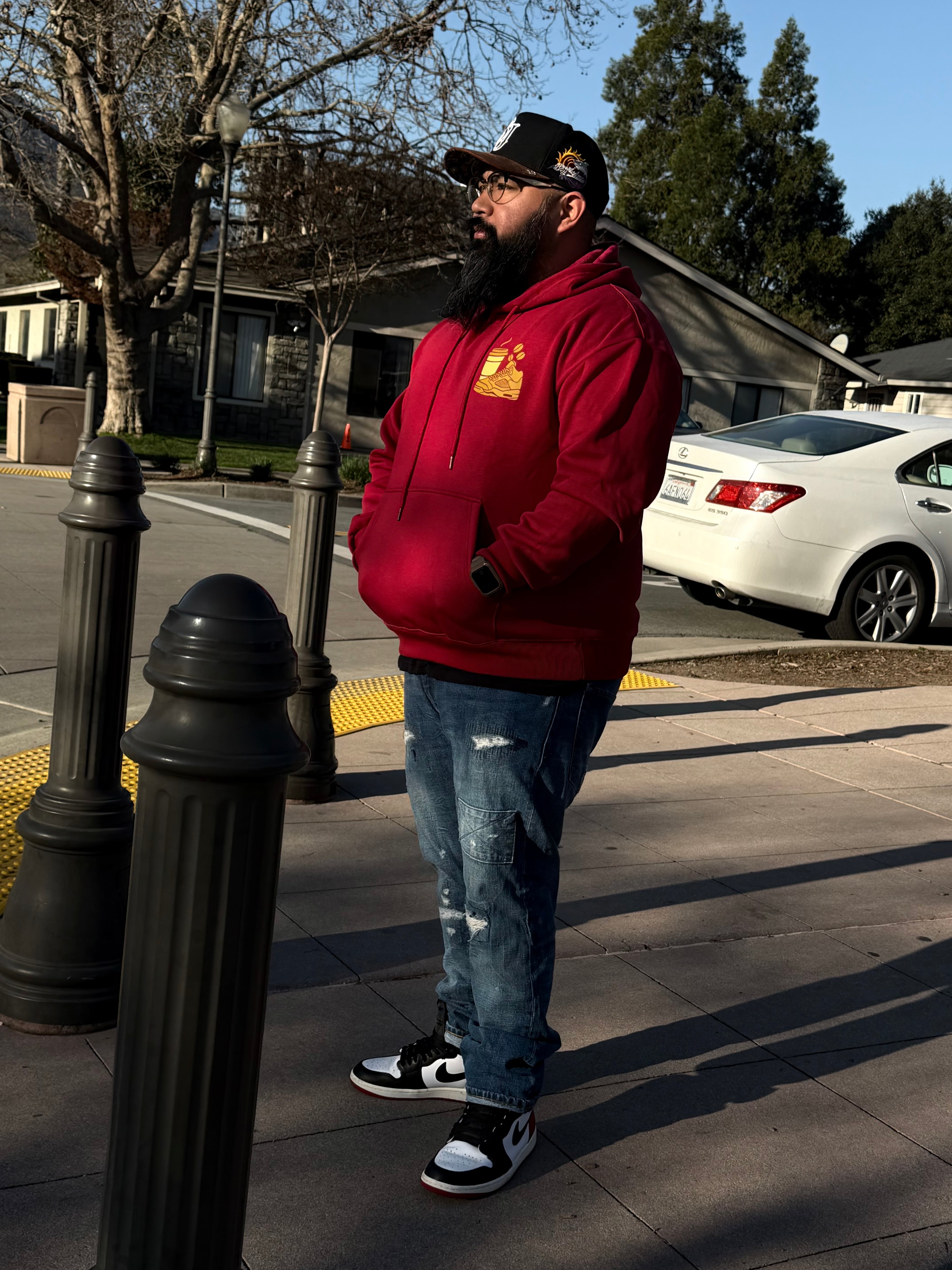 Red Koffee&Kicks Sweater