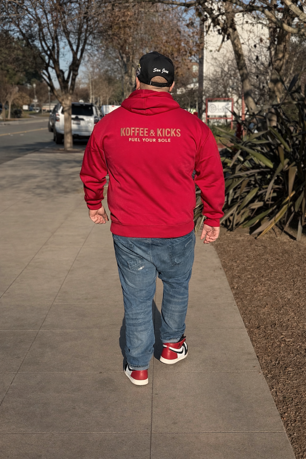 Red Koffee&Kicks Sweater