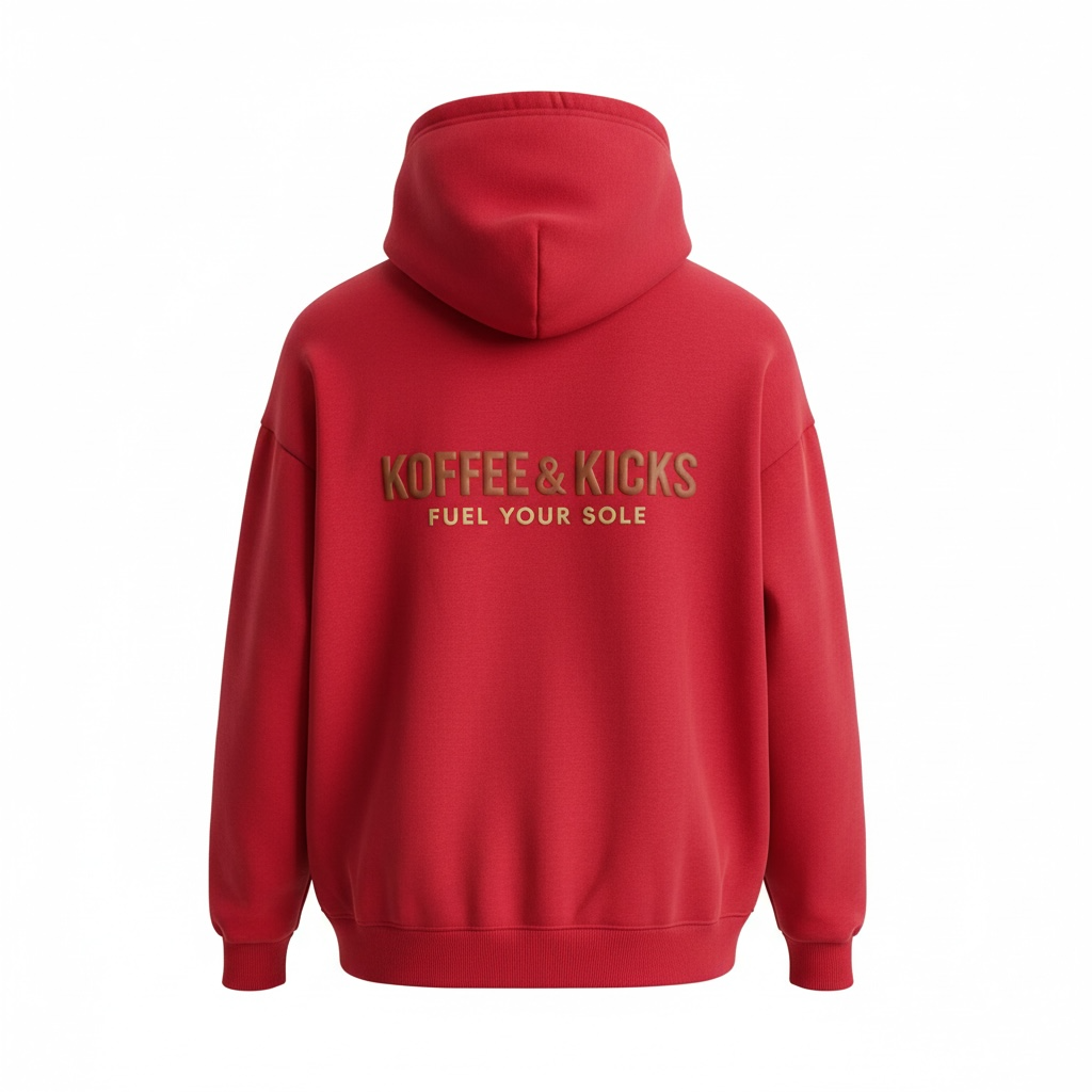 Red Koffee&Kicks Sweater